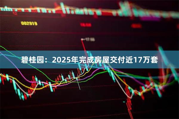 碧桂园：2025年完成房屋交付近17万套
