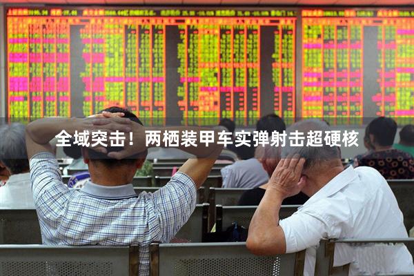 全域突击！两栖装甲车实弹射击超硬核